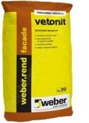 weber rend facade серая шпатлевка влагостойкая (20кг)